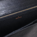 LOUIS VUITTON Epi ServietteConseiller Business Bag Black M54422 LV Auth BA13334-20