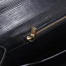 LOUIS VUITTON Epi ServietteConseiller Business Bag Black M54422 LV Auth BA13334-26