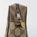 GUCCI GG Supreme Web Sherry Line Bag PVC Beige Gold 63 01 012 Auth BA13336-8