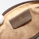 GUCCI GG Supreme Web Sherry Line Bag PVC Beige Gold 63 01 012 Auth BA13336-9