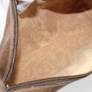 GUCCI GG Supreme Web Sherry Line Bag PVC Beige Gold 63 01 012 Auth BA13336-10