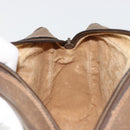 GUCCI GG Supreme Web Sherry Line Bag PVC Beige Gold 63 01 012 Auth BA13336-17