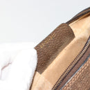 GUCCI GG Supreme Web Sherry Line Bag PVC Beige Gold 63 01 012 Auth BA13336-12