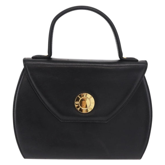 GIVENCHY Handtas Leer Zwart Goud Authentiek BA13338
