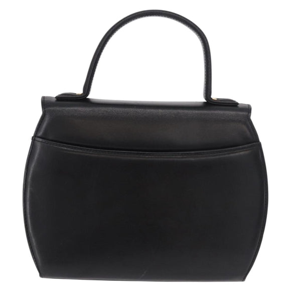 GIVENCHY Handtas Leer Zwart Goud Authentiek BA13338