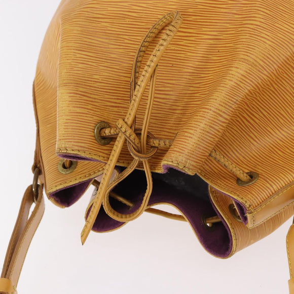 LOUIS VUITTON Epi Noe Shoulder Bag Tassili Yellow M44009 LV Auth BA13339