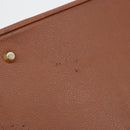 Salvatore Ferragamo Schoudertas Canvas Groen Goud Auth BA13340A-9