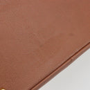 Salvatore Ferragamo Schoudertas Canvas Groen Goud Auth BA13340A-10