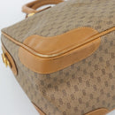 GUCCI Micro GG Supreme Hand Bag PVC 2way Beige Gold 002 104 0033 Auth BA13341-14