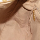 GUCCI Micro GG Supreme Hand Bag PVC 2way Beige Gold 002 104 0033 Auth BA13341-19