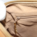 GUCCI Micro GG Supreme Hand Bag PVC 2way Beige Gold 002 104 0033 Auth BA13341-20
