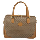 GUCCI Micro GG Supreme Hand Bag PVC 2way Beige Gold 002 104 0033 Auth BA13341-13