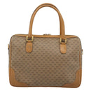 GUCCI Micro GG Supreme Hand Bag PVC 2way Beige Gold 002 104 0033 Auth BA13341-2
