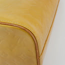 LOUIS VUITTON Monogram Vernis Houston Hand Bag Beige M91004 LV Auth BA13342-16