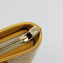 LOUIS VUITTON Monogram Vernis Houston Hand Bag Beige M91004 LV Auth BA13342-18