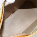 LOUIS VUITTON Monogram Vernis Houston Hand Bag Beige M91004 LV Auth BA13342-11