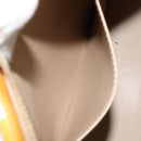 LOUIS VUITTON Monogram Vernis Houston Hand Bag Beige M91004 LV Auth BA13342-23