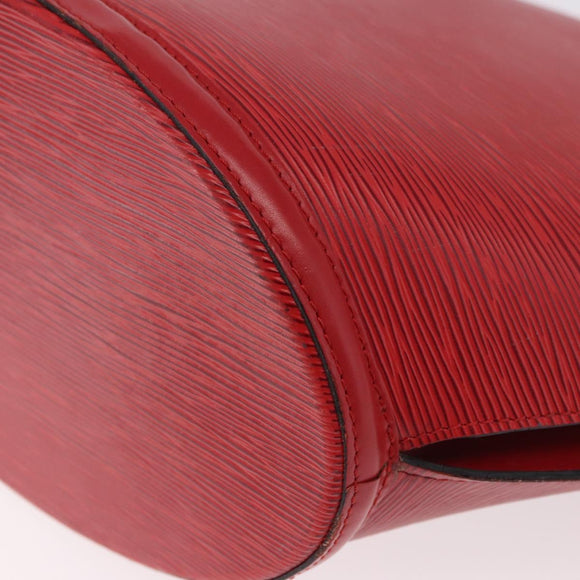 LOUIS VUITTON Epi Saint Jacques Shopping Shoulder Bag Red M52277 LV Auth BA13343