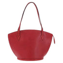 LOUIS VUITTON Epi Saint Jacques Shopping Shoulder Bag Red M52277 LV Auth BA13343-13