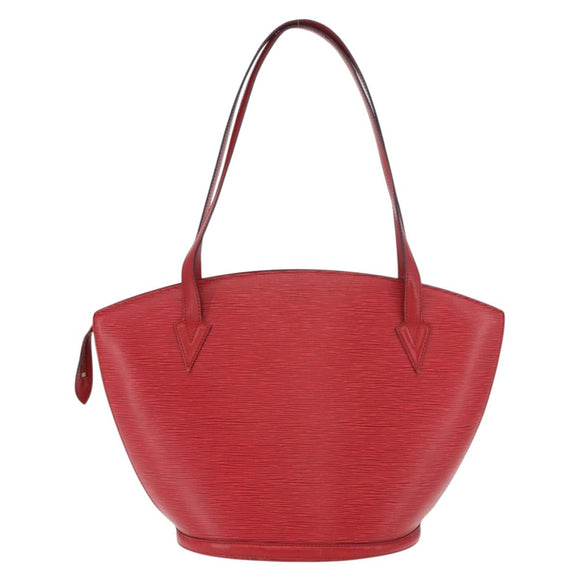 LOUIS VUITTON Epi Saint Jacques Shopping Shoulder Bag Red M52277 LV Auth BA13343