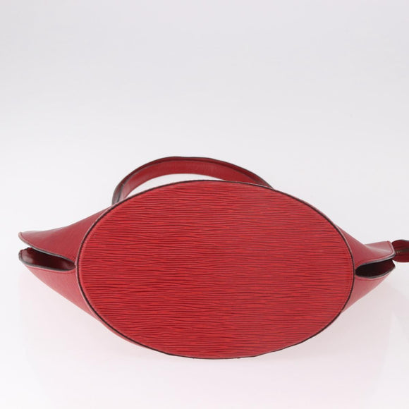 LOUIS VUITTON Epi Saint Jacques Shopping Shoulder Bag Red M52277 LV Auth BA13343