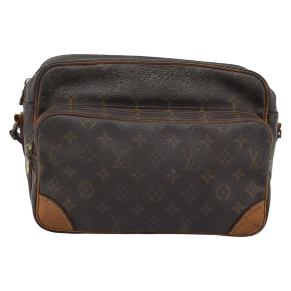LOUIS VUITTON Monogram Nile Schoudertas M45244 LV Auth BA13344