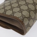 GUCCI GG Supreme Web Sherry Line Bag PVC Leather Beige 89 01 030 Auth BA1335-16