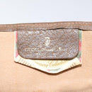 GUCCI GG Supreme Web Sherry Line Bag PVC Leather Beige 89 01 030 Auth BA1335-17