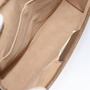 GUCCI GG Supreme Web Sherry Line Bag PVC Leather Beige 89 01 030 Auth BA1335-10