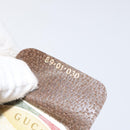 GUCCI GG Supreme Web Sherry Line Bag PVC Leather Beige 89 01 030 Auth BA1335-12