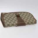 GUCCI GG Supreme Web Sherry Line Bag PVC Leather Beige 89 01 030 Auth BA1335-5