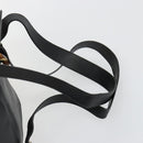GUCCI Bamboo Backpack Leather Black Gold 003 2058 0016 Auth BA13350-15