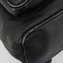 GUCCI Bamboo Backpack Leather Black Gold 003 2058 0016 Auth BA13350-17
