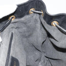 GUCCI Bamboo Backpack Leather Black Gold 003 2058 0016 Auth BA13350-23