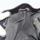 GUCCI Bamboo Backpack Leather Black Gold 003 2058 0016 Auth BA13350-24