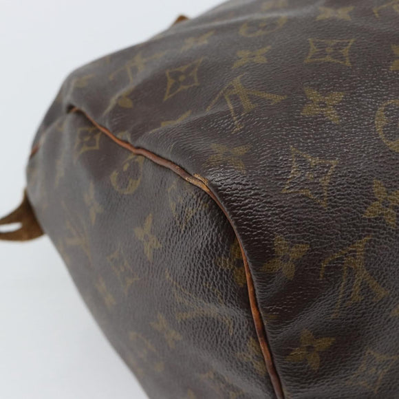 LOUIS VUITTON Monogram Speedy 30 Hand Bag M41526 LV Auth BA13352