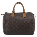 LOUIS VUITTON Monogram Speedy 30 Hand Bag M41526 LV Auth BA13352-2