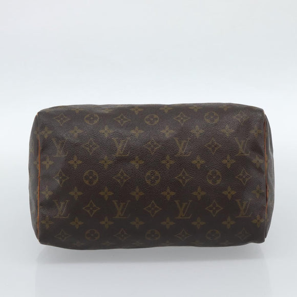 LOUIS VUITTON Monogram Speedy 30 Hand Bag M41526 LV Auth BA13352