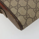 GUCCI GG Supreme Schultertasche PVC Beige Gold 001 58 6594 Auth BA13354-18