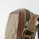 GUCCI GG Supreme Schultertasche PVC Beige Gold 001 58 6594 Auth BA13354-8