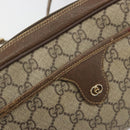 GUCCI GG Supreme Schultertasche PVC Beige Gold 001 58 6594 Auth BA13354-20
