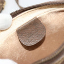 GUCCI GG Supreme Schultertasche PVC Beige Gold 001 58 6594 Auth BA13354-22
