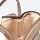 GUCCI GG Supreme Schultertasche PVC Beige Gold 001 58 6594 Auth BA13354-23