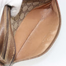 GUCCI GG Supreme Schultertasche PVC Beige Gold 001 58 6594 Auth BA13354-25