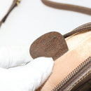 GUCCI GG Supreme Schultertasche PVC Beige Gold 001 58 6594 Auth BA13354-12