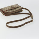 GUCCI GG Supreme Schultertasche PVC Beige Gold 001 58 6594 Auth BA13354-7