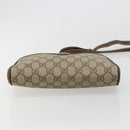 GUCCI GG Supreme Schultertasche PVC Beige Gold 001 58 6594 Auth BA13354-5