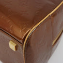 LOUIS VUITTON Monogram Vernis Tompkins Square Bag Bronze M91103 LV Auth BA13355-17