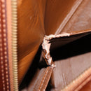 LOUIS VUITTON Monogram Vernis Tompkins Square Bag Bronze M91103 LV Auth BA13355-24