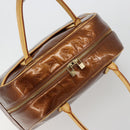 LOUIS VUITTON Monogram Vernis Tompkins Square Bag Bronze M91103 LV Auth BA13355-6